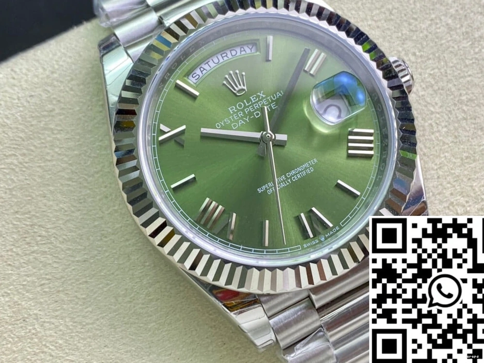 Day Factory Date M228239-0033 Olive Dial Rolex Green EW 0226